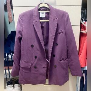 Zara Blazer / Size Small / Worn Once / Purple